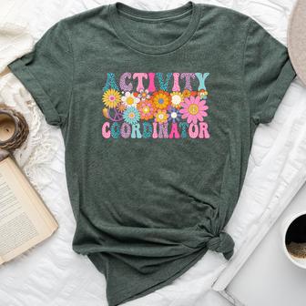 Activity Coordinator Week Groovy Appreciation Day For Women Bella Canvas T-shirt - Thegiftio UK