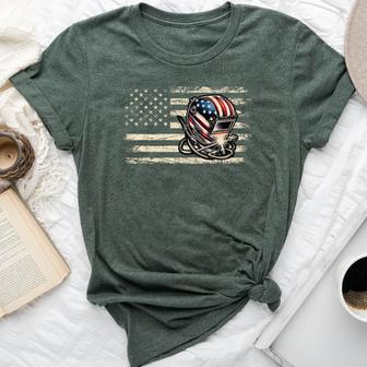 American Flag Welding Vintage Welder Bella Canvas T-shirt - Thegiftio UK