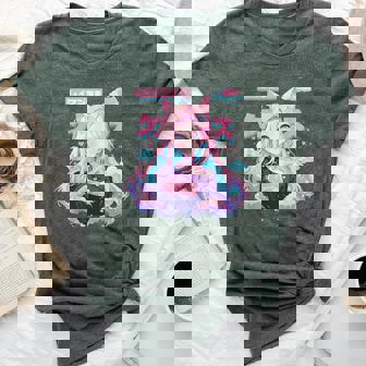 Anime Waifu Cute Anime Manga Cat Girl Sweet Retro Japan Bella Canvas T-shirt | Mazezy