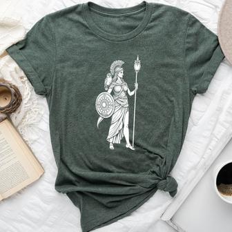 Athena Greek Mythology For Women Bella Canvas T-shirt - Thegiftio UK