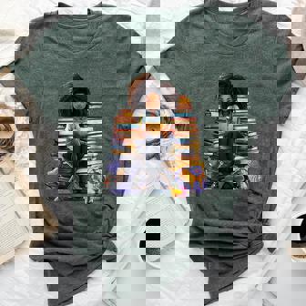 Back To School Afro Melanin Girl Reading Book Bookworm Bella Canvas T-shirt | Mazezy