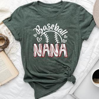 Baseball Nana Cute Proud Loud Senior Baseball Player Nana Bella Canvas T-shirt - Thegiftio UK