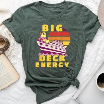 Big Deck Energy Cruise Ship Duck Travel Vacation Men Bella Canvas T-shirt - Thegiftio UK
