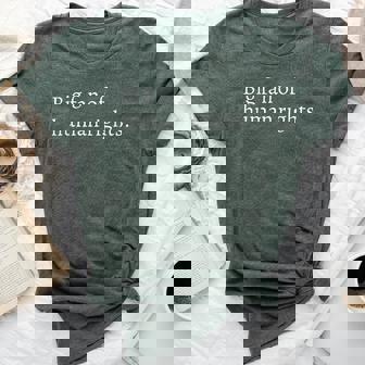 Big Fan Of Human Rights Protest Men Bella Canvas T-shirt - Thegiftio