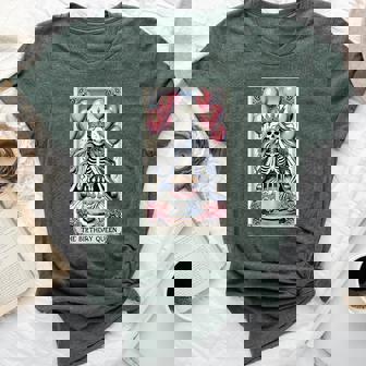 Birthday Queen Tarot Card Cute Gothic Skeleton Halloween Bella Canvas T-shirt | Mazezy