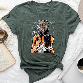 Black Girl Gangster X By Any Means Bella Canvas T-shirt - Thegiftio UK