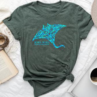 Bora Bora French Polynesia Manta Ray Boys Girls Bella Canvas T-shirt - Thegiftio UK