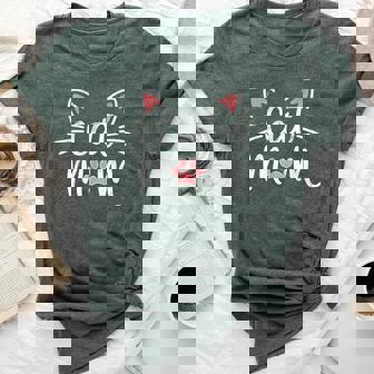 Cat Mom Cat Lover Cute Mother's Day Mama I Love My Cat Bella Canvas T-shirt | Mazezy