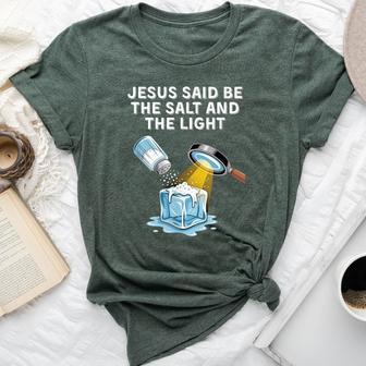 Christian Anti Ice Protest Be The Salt And The Light Bella Canvas T-shirt - Thegiftio
