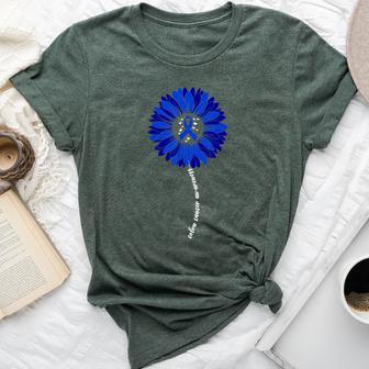 Colon Cancer Awareness Month For Colorectal Cancer Bella Canvas T-shirt - Thegiftio UK