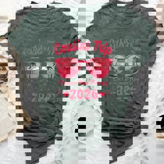 Cousins Trip 2026 Matching Weekend Queen Sunglasses Sunset Bella Canvas T-shirt - Thegiftio