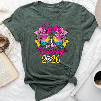 Cruise Girls Gone Cruising 2026 Vacation Trip Besties Bella Canvas T-shirt | Seseable UK