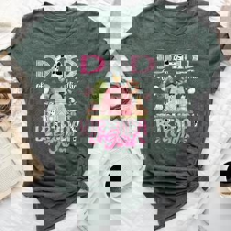 Dad Of The Birthday Girl 1St Birthday Pink Cow Farm Bella Canvas T-shirt | Mazezy