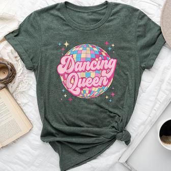 Dancing Queen Retro Disco Ball 70S 80S Girl Bella Canvas T-shirt | Mazezy