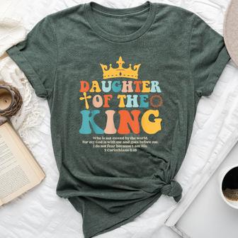 Daughter Of King Christian Inspiration Bible Verse Religious Bella Canvas T-shirt - Thegiftio UK