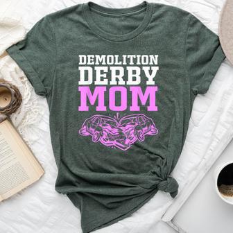 Demolition Derby Race Car Demo Derby Mom Bella Canvas T-shirt - Thegiftio UK