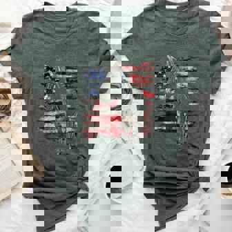 Donkey Patriotic 4Th Of July Usa American Flag Men Bella Canvas T-shirt - Thegiftio