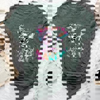 Don't Be Salty Sarcastic Skeleton Halloween Skeleton Bella Canvas T-shirt - Thegiftio