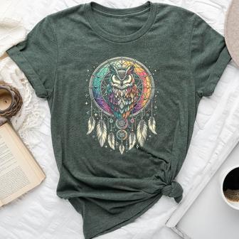 Dream Catcher Bohemian Spiritual Dreamcatcher Bella Canvas T-shirt - Thegiftio UK