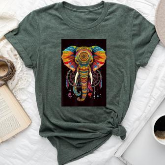 Dream Catcher Dream Catcher Mandala Elephant Bella Canvas T-shirt - Thegiftio UK