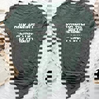 Drunk Uncle Reporting For Duty Bella Canvas T-shirt | Mazezy