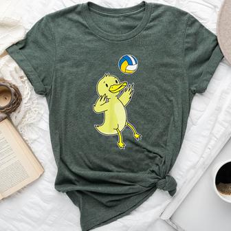 Duck Plays Volleyball Bella Canvas T-shirt - Thegiftio UK