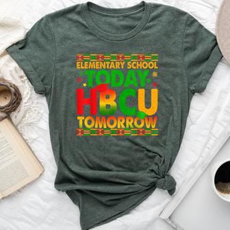 Elementary School Today Hbcu Tomorrow Black History Boy Girl Bella Canvas T-shirt - Thegiftio UK