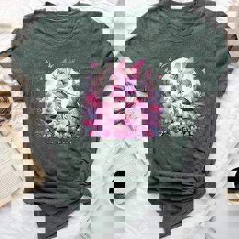 Enchanted Forest Fantasy Fairy Mystical Butterfly & Floral Bella Canvas T-shirt | Mazezy