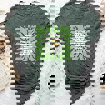 Environmental Behavioral Therapy Floral Bcba Aba Rbt Bella Canvas T-shirt | Mazezy