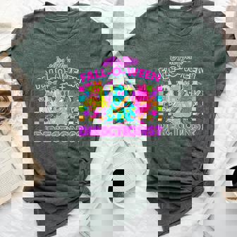 Are You Fall-O-Ween Directions Neon Ghost Teacher Halloween Bella Canvas T-shirt | Mazezy