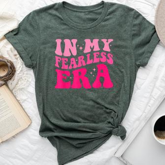In My Fearless Era Retro Groovy Bella Canvas T-shirt - Thegiftio UK