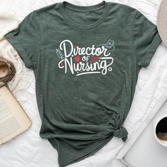 Director Of Nursing Cute Nurse Director Medical Love Bella Canvas T-shirt - Thegiftio UK