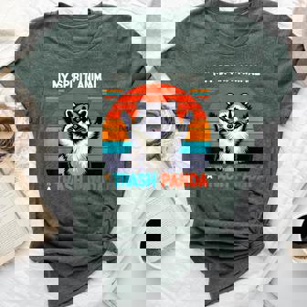 Raccoon My Spirit Animal Is A Trash Panda Panda Bella Canvas T-shirt | Mazezy