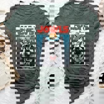 Siberian Husky Jowls Sled Dog Mom Top Alaskan Dog Dad Bella Canvas T-shirt - Thegiftio