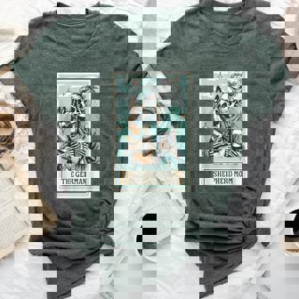 Skeleton German Shepherd Mom Tarot Card Mother's Day Bella Canvas T-shirt | Seseable UK