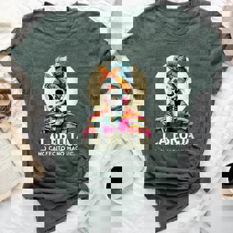 Skeleton La Bruja No Cafecito No Magic Skeleton Women Bella Canvas T-shirt | Mazezy