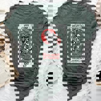 Tarot Card Mom Dead Inside But Caffeinated Skeleton Bella Canvas T-shirt | Mazezy