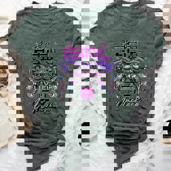 Gamer Girl Level 8 Unlocked 8Th Birthday Video Gaming Girl Bella Canvas T-shirt - Thegiftio