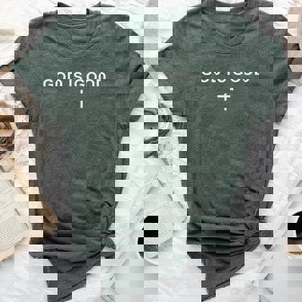 God Is Good Cross Christian Minimalist Religious Faith Bella Canvas T-shirt | Seseable CA