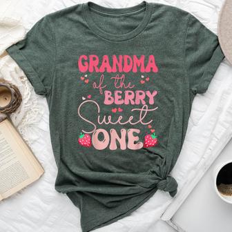 Grandma Of The Berry First Birthday Of Girl Strawberry Bella Canvas T-shirt - Thegiftio UK