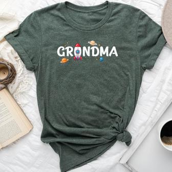Grandma Of The Birthday Boy Astronaut 1St Birthday Family Bella Canvas T-shirt - Thegiftio