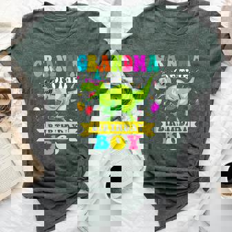 Grandma Of The Birthday Boy Dinosaur Raptor Bella Canvas T-shirt | Mazezy