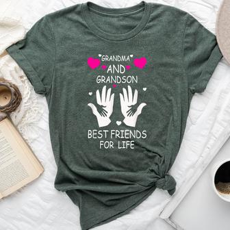 Grandma And Grandson Best Friends For Life Bella Canvas T-shirt - Thegiftio UK