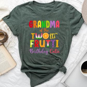 Grandma Of The Twotti Frutti Auntie 2Nd Birthday Party Fruit Bella Canvas T-shirt - Thegiftio UK