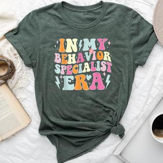 Groovy In My Behavior Specialist Era Behavior Teachers Bella Canvas T-shirt - Thegiftio UK