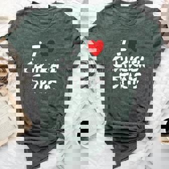 I Heart Love Chicken Strips Favorite Food Fingers Bella Canvas T-shirt - Thegiftio