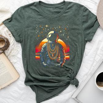 Hip Hop Astronaut S-6Xl Graphic Bella Canvas T-shirt - Thegiftio UK