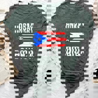 Honorary Boricua Puerto Rico Flag Boricua Husband Wife Bella Canvas T-shirt | Mazezy