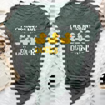 I'm This Many Ducks Old Duck 3Rd Birthday 3 Years Old Bday Bella Canvas T-shirt - Thegiftio