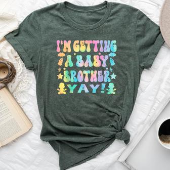I'm Getting A Baby Brother New Baby Gender Reveal Boy Girls Bella Canvas T-shirt - Thegiftio UK